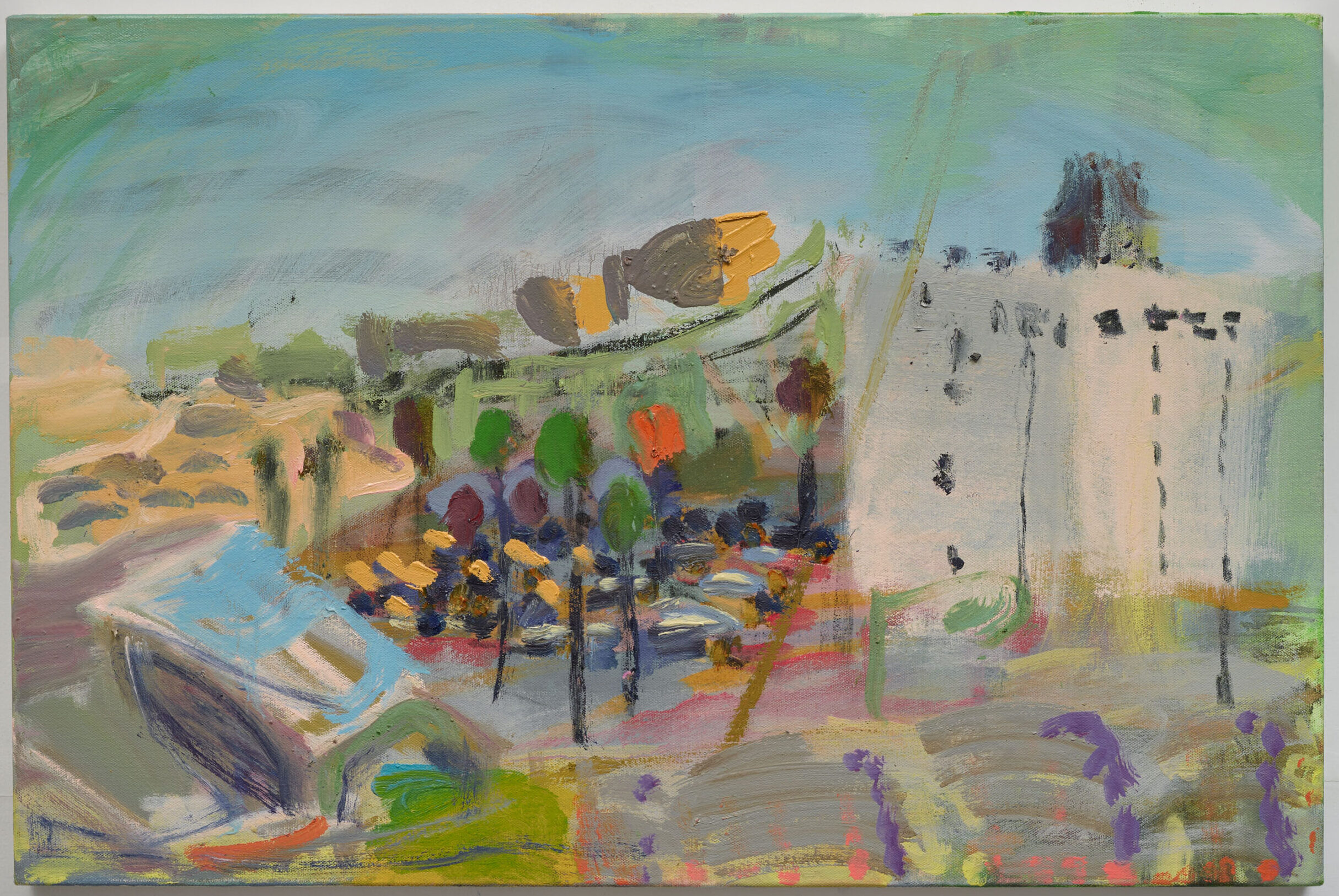 The Cutting 30x20in oil on canvas 2023-4 The Cutting 30x20in oil on canvas 2023-4